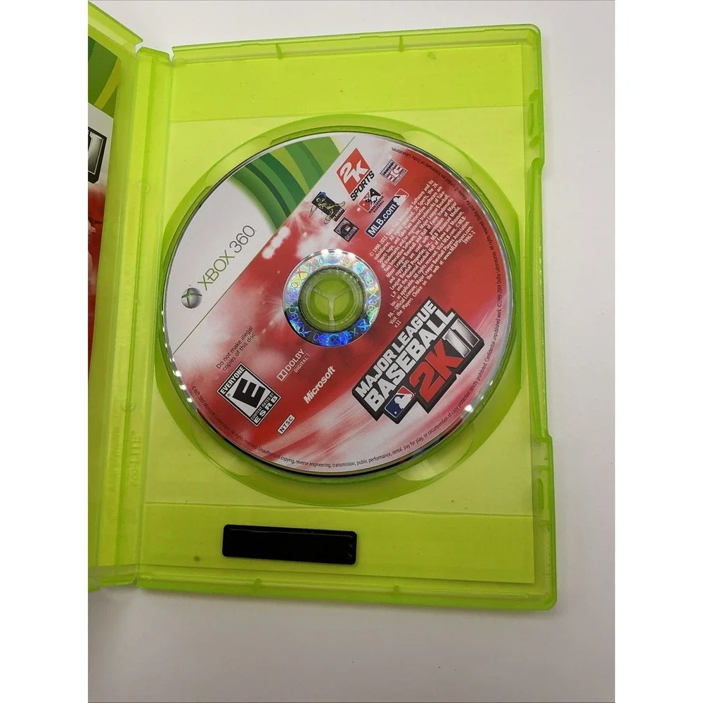Major League Baseball 2K11 (Xbox 360) Complete CIB Game - Tested! Cleaned!